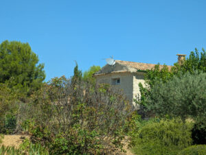 Am Pool - Blick zum Haus