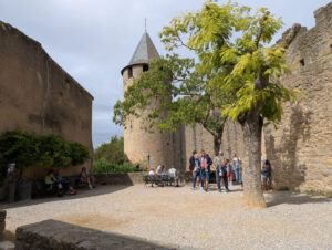 Carcassonne - Platz im Inneren