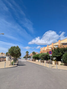 Straße in Marseillan Plage
