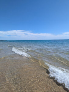 Wellen beim Aufkommen