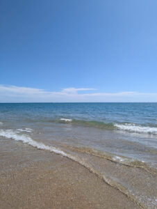 Wellen beim Aufkommen