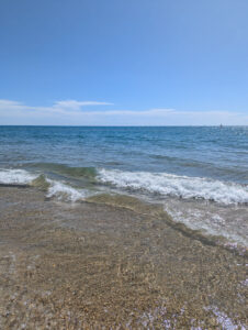 Wellen beim Aufkommen