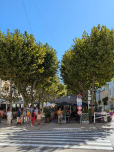 Wochenmarkt in Clermount-l'Herault