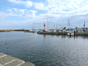 Hafen von Marseillan - vorn an der Mole