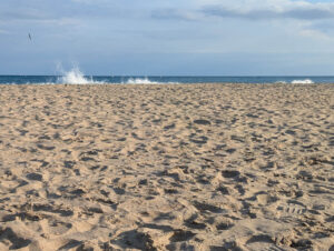 Am Strand von Marseillan Plage - viel Sand