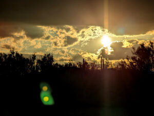 Am Strand von Marseillan Plage - bei Sonnenuntergang